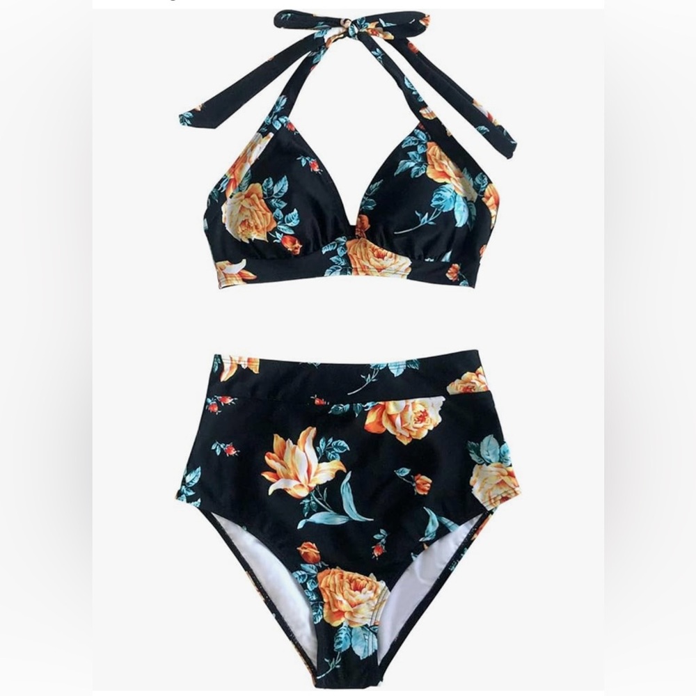 Cupshe Tropical Print Bikini Set